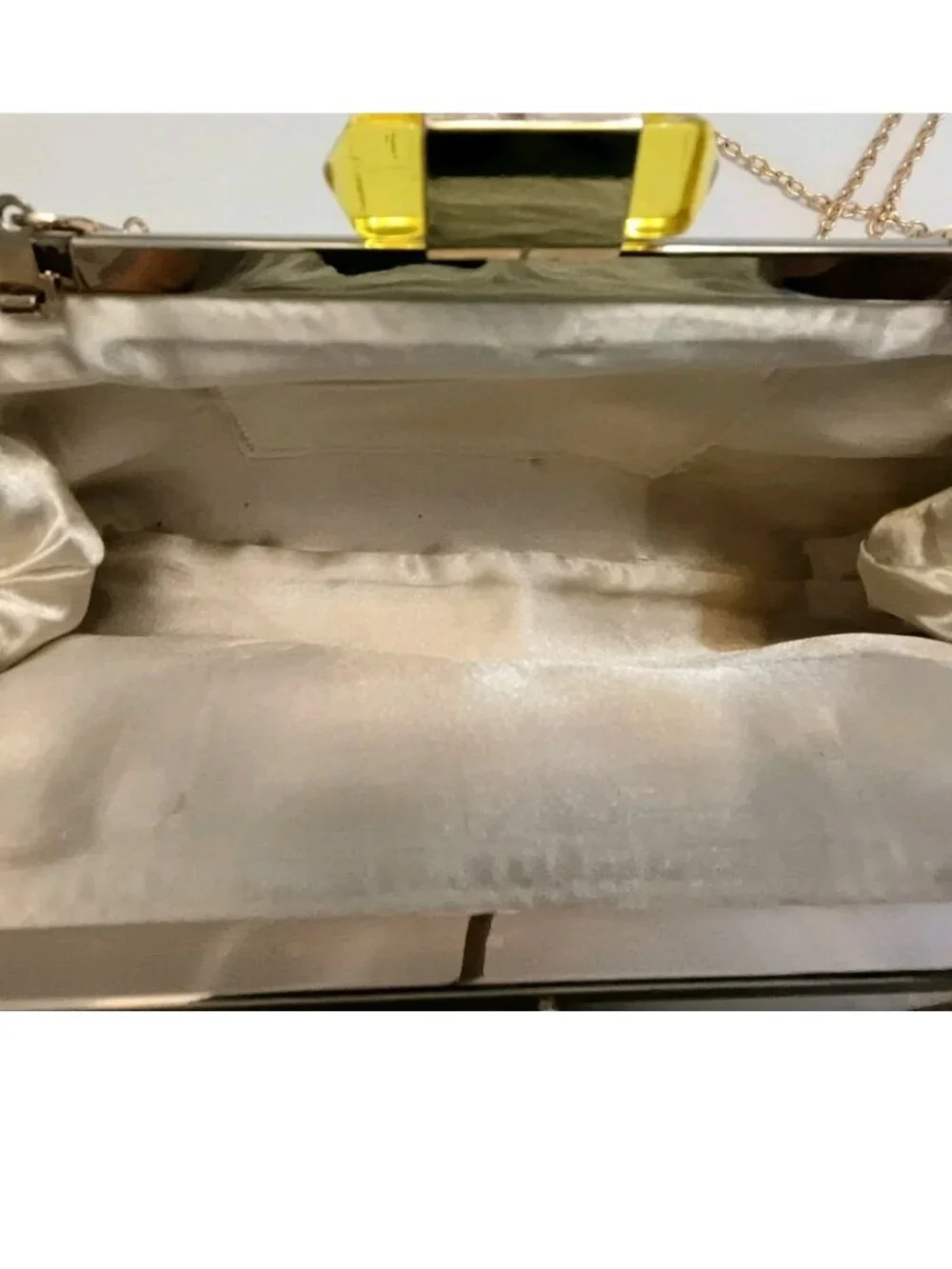Beautiful Gold sequin evening clutch bag by Sasha New York